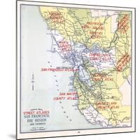 1957, San Francisco Bay Region, California, United States-null-Mounted Giclee Print