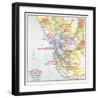 1957, San Francisco Bay Region, California, United States-null-Framed Premium Giclee Print