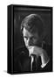 1957: Senator Robert F. Kennedy Attending a Labor Hearing in Washington, D.C-Ed Clark-Framed Stretched Canvas