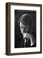 1957: Senator Robert F. Kennedy Attending a Labor Hearing in Washington, D.C-Ed Clark-Framed Photographic Print