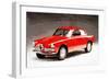 1958 Alfa Romeo Giulietta Sprint Watercolor-NaxArt-Framed Art Print