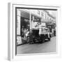 1958 Bedford CA Van Delivering the Evening Standard, London, 1958-null-Framed Photographic Print