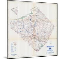 1958, Berks County Map, Pennsylvania, United States-null-Mounted Giclee Print