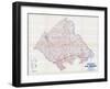 1958, Bucks and Montgomery Counties Map, Pennsylvania, United States-null-Framed Giclee Print