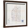 1958, Butler County Map, Pennsylvania, United States-null-Framed Giclee Print