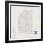 1958, Butler County Map, Pennsylvania, United States-null-Framed Giclee Print