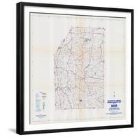 1958, Butler County Map, Pennsylvania, United States-null-Framed Giclee Print