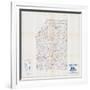 1958, Butler County Map, Pennsylvania, United States-null-Framed Giclee Print