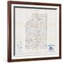 1958, Butler County Map, Pennsylvania, United States-null-Framed Giclee Print