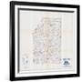 1958, Butler County Map, Pennsylvania, United States-null-Framed Giclee Print