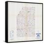 1958, Butler County Map, Pennsylvania, United States-null-Framed Stretched Canvas