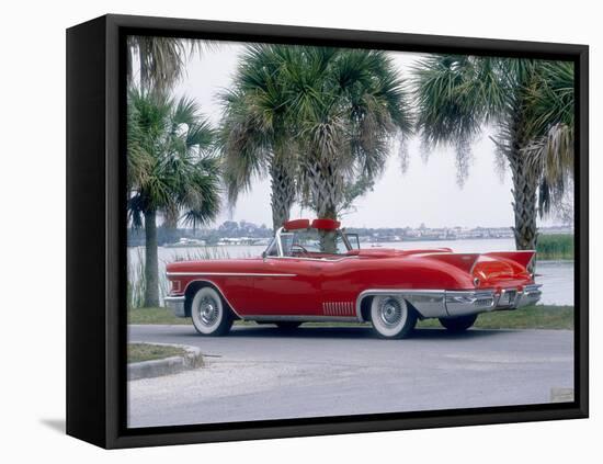 1958 Cadillac Eldorado Biarritz-null-Framed Stretched Canvas