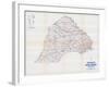 1958, Chester and Delaware Counties Map, Pennsylvania, United States-null-Framed Giclee Print