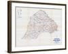 1958, Chester and Delaware Counties Map, Pennsylvania, United States-null-Framed Giclee Print