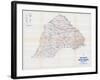 1958, Chester and Delaware Counties Map, Pennsylvania, United States-null-Framed Giclee Print
