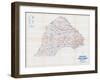 1958, Chester and Delaware Counties Map, Pennsylvania, United States-null-Framed Giclee Print