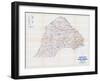 1958, Chester and Delaware Counties Map, Pennsylvania, United States-null-Framed Giclee Print