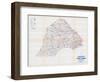 1958, Chester and Delaware Counties Map, Pennsylvania, United States-null-Framed Giclee Print