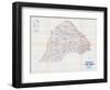 1958, Chester and Delaware Counties Map, Pennsylvania, United States-null-Framed Giclee Print