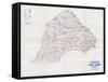 1958, Chester and Delaware Counties Map, Pennsylvania, United States-null-Framed Stretched Canvas