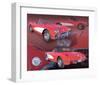 1958 Corvette-null-Framed Art Print