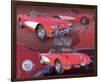 1958 Corvette-null-Framed Art Print