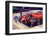 1958 Corvette-Graham Reynolds-Framed Art Print