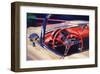 1958 Corvette-Graham Reynolds-Framed Art Print