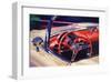 1958 Corvette-Graham Reynolds-Framed Art Print