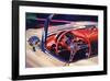 1958 Corvette-Graham Reynolds-Framed Art Print