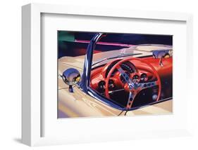 1958 Corvette-Graham Reynolds-Framed Art Print