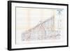 1958, Erie County Map, Pennsylvania, United States-null-Framed Giclee Print