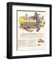 1958 GM Chevy- Being Looked At-null-Framed Art Print