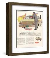 1958 GM Chevy- Being Looked At-null-Framed Art Print