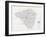 1958, Lancaster County Map, Pennsylvania, United States-null-Framed Giclee Print