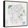 1958, Luzerne County Map, Pennsylvania, United States-null-Framed Stretched Canvas