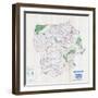 1958, Luzerne County Map, Pennsylvania, United States-null-Framed Giclee Print