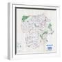 1958, Luzerne County Map, Pennsylvania, United States-null-Framed Giclee Print