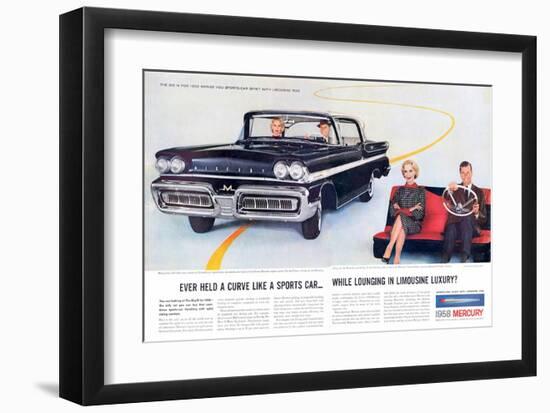 1958 Mercury Sports-Car Spirit-null-Framed Art Print