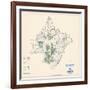 1958, Pike County Map, Pennsylvania, United States-null-Framed Giclee Print