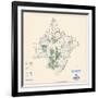 1958, Pike County Map, Pennsylvania, United States-null-Framed Giclee Print