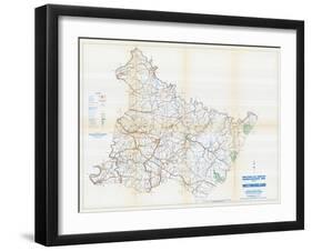 1958, Westmoreland County Map, Pennsylvania, United States-null-Framed Giclee Print