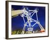 1958 World Fair, Atomium Model of An Iron Molecule, Illuminated at Night, Brussels, Belgium, Europe-Christian Kober-Framed Photographic Print