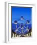 1958 World Fair, Atomium Model of An Iron Molecule, Illuminated at Night, Brussels, Belgium, Europe-Christian Kober-Framed Photographic Print