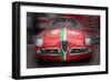 1959 Alfa Romeo Giulietta Watercolor-NaxArt-Framed Art Print