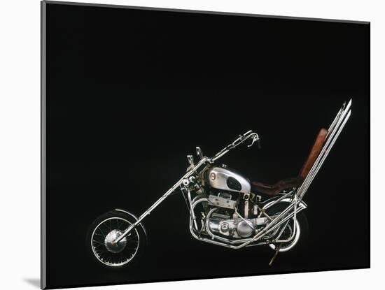 1959 Ariel Square 4 Chopper motorcycle-null-Mounted Photographic Print