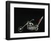 1959 Ariel Square 4 Chopper motorcycle-null-Framed Photographic Print