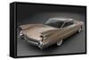 1959 Cadillac Coupe De Ville-null-Framed Stretched Canvas