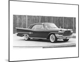 1959 Chrysler 300E Convertible-null-Mounted Art Print