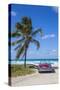 1959 Dodge Custom Loyal Lancer Convertible, Playa Del Este, Havana, Cuba-Jon Arnold-Stretched Canvas